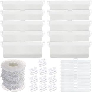 89MM bottom bead 10 meters bottom plate 10 hanging piece 10 connecting buckle 10 curtain accessories in stock supply
