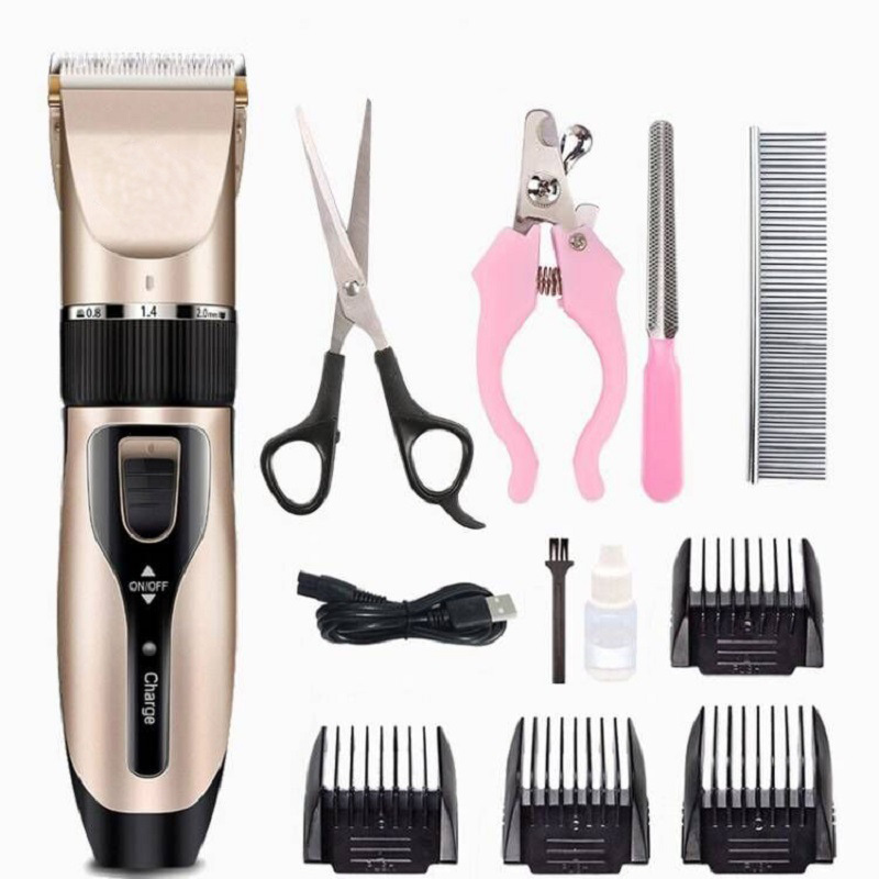 Manufacturer in stock hot pet Shaver dog hair clipper USB rechargeable pet electric clipper pet shaving