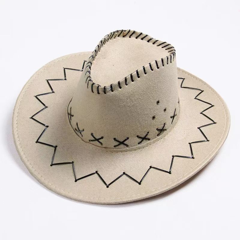 Sombrero de Vaquero de Poliéster con Protección Solar para Actividades al Aire Libre