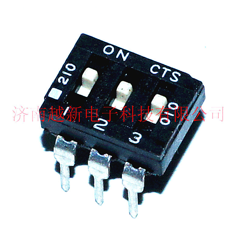 CTS拨码开关CTS 210-3MS直插式IC式拨码开关 美国CTS正品
