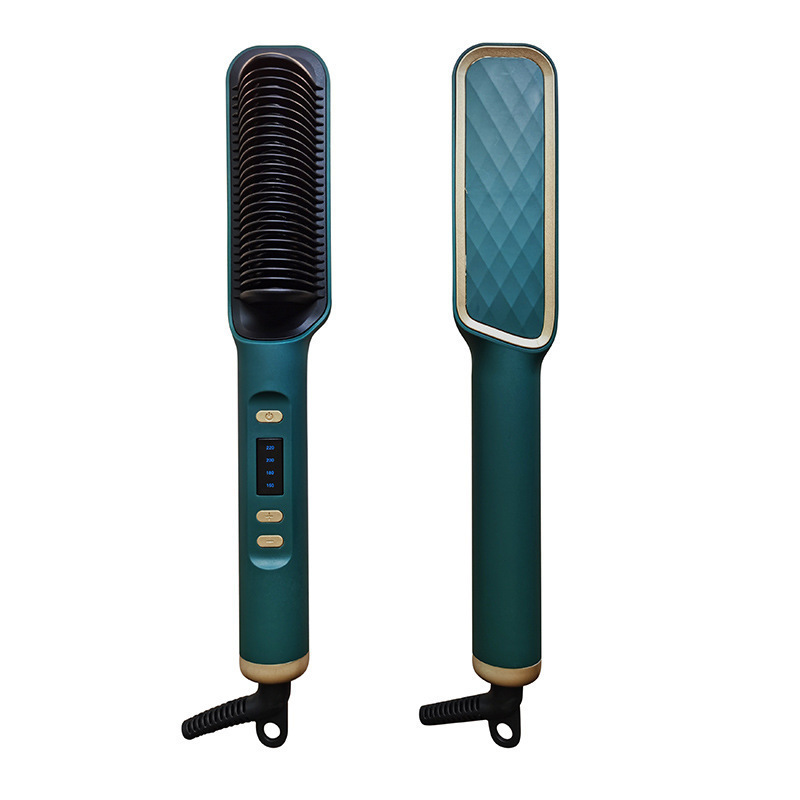 LCD ストレートヘアコーム マイナスイオンヘアストレートヘアとカーリング両用レイジーヘアアイロンストレートヘアアイロンクロスボーダー帯電防止|undefined