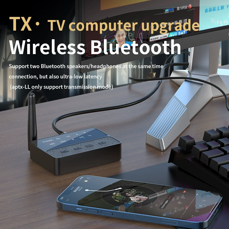 Bluetooth адаптер-приемник передатчик 1–2, аудио адаптер дальняя передача поддерживает APTX