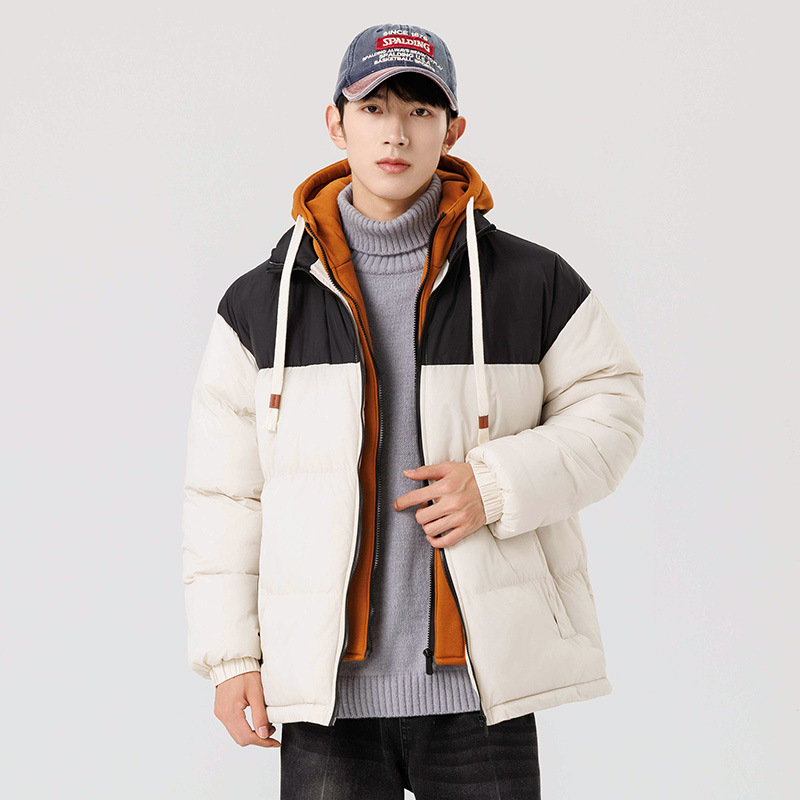 Giacca in cotone largo da uomo North Winter New Style in due pezzi_voghion.com