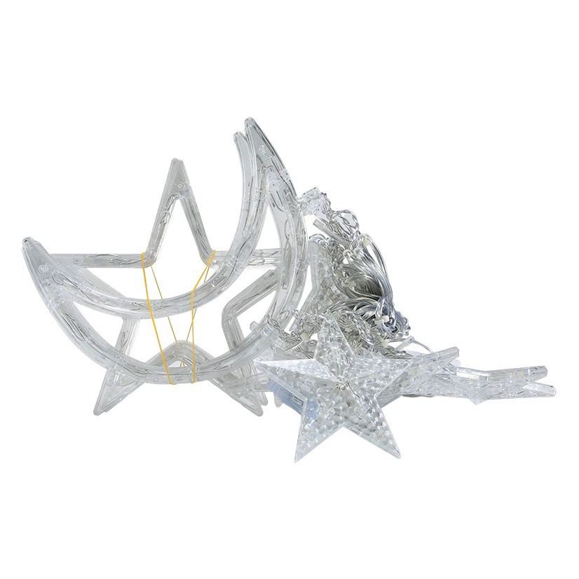 Светодиодные оконные шторы световые светильники световые светильники световые светильники солнечные лампы с струнными лампами декоративные светильники на открытом воздухе ночники рождественские