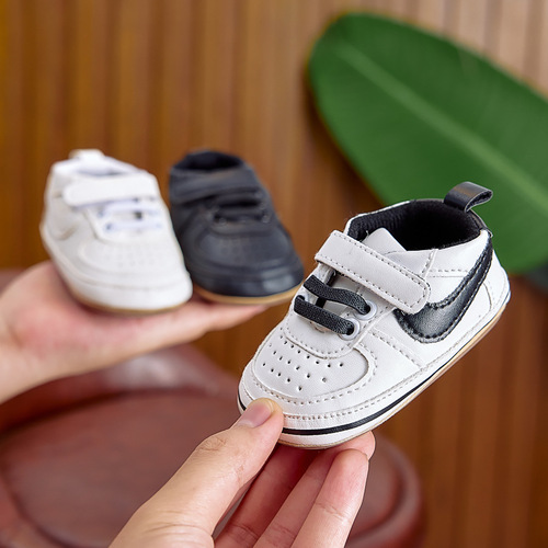 Spring and Autumn Leisure Baby Learning to Walk Shoes Soft Sole Anti-Slip Sports 0-1 Year Non-Slip Baby Shoes Babyshoes