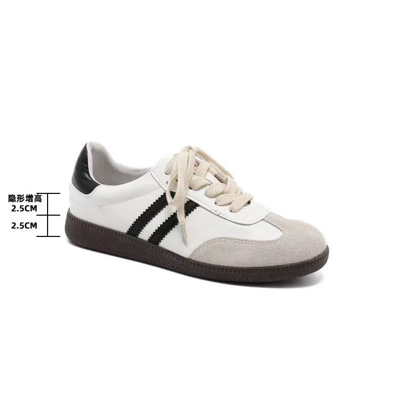 Zapatillas deportivas casuales de suela gruesa con bloques de color estilo retro 2025 de Grape Mom, zapatillas de entrenamiento alemanas para mujer, modernas para primavera y otoño