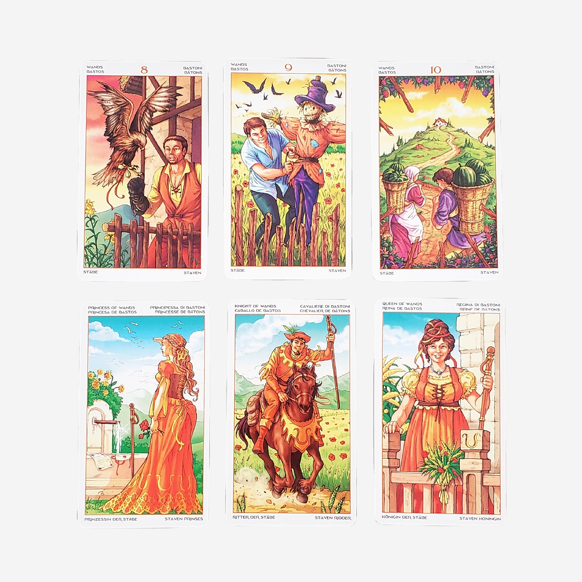 Wheel Of The Year Tarot Card Deck Party Game For Tarot Enthusiasts_voghion.com