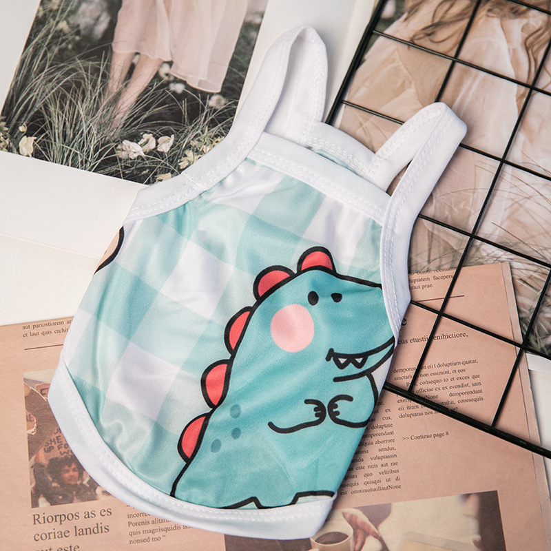 Ropa para mascotas, gato, bichón, lucha contra Bomei, perro pequeño, chaleco nuevo, camisola, ropa para perros, estilo fino de primavera y verano