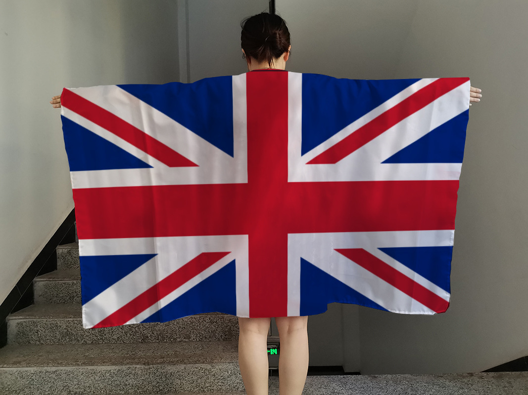 Suministro transfronterizo 2022 Copa Mundial de fútbol animar apoyos fans capa bandera chal 90*150cm