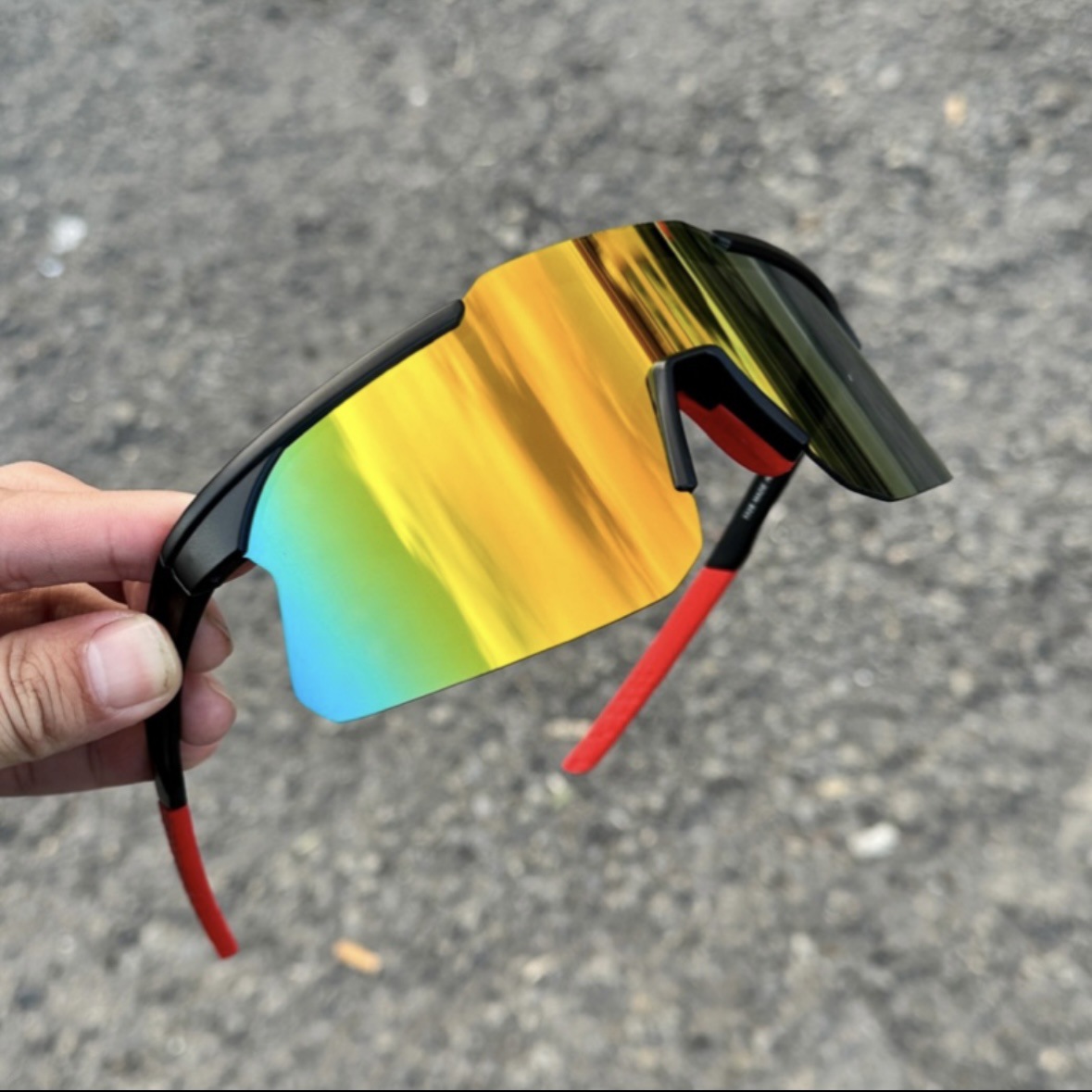 Versatile Minimalist Cycling Goggles Uv Protection Sunglasses Men_voghion.com