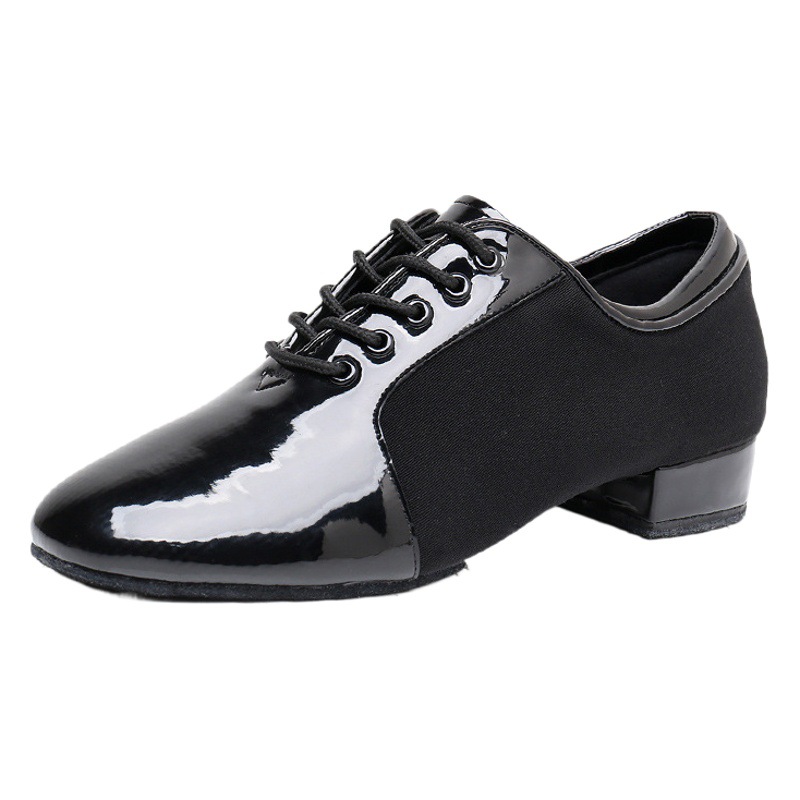 New men's beef tendon cloth modern dance shoes leather professional national standard dance shoes ballroom dance dancing shoes adult practice shoes