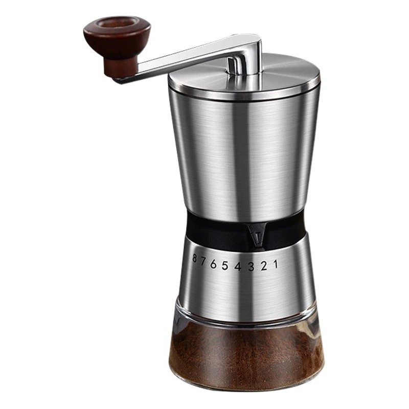 Ручная кофемолка Съемная портативная кофемолка Кофемашина Керамический шлифовальный сердечник Толстая зерновая кофемолка