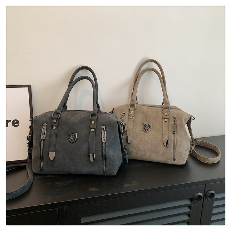 New cross-border foreign trade women's bag 2024 Retro casual handbag, European and American trend single-shoulder crossbody bag, tote bag for women undefined