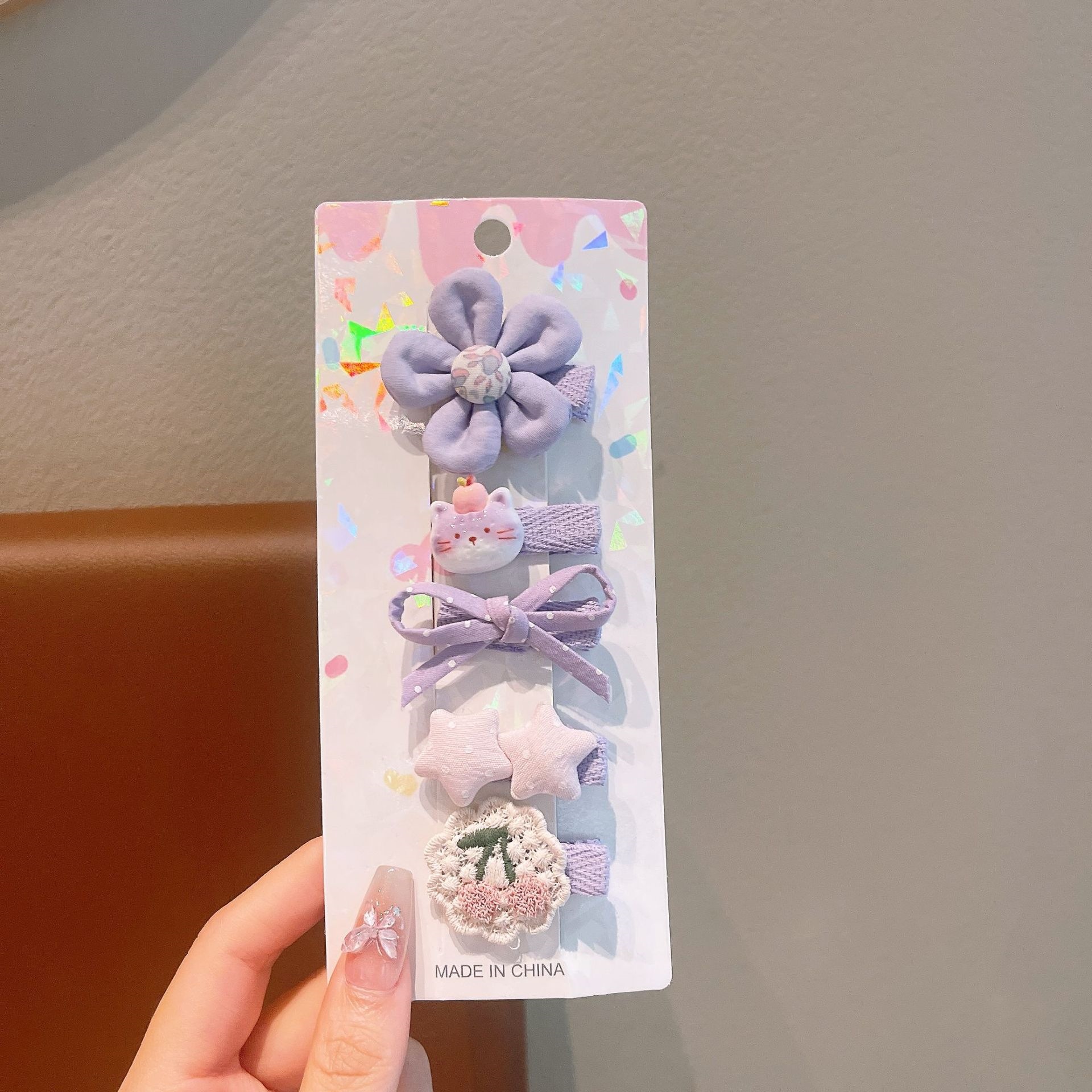Niños clip de cabello niñas arco flor clip de cabello niñas clip de frangeo no daña cabello rotos decoración tridimensional para el cabello