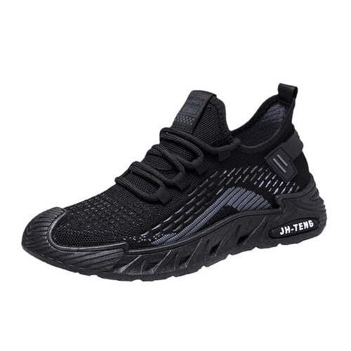 Cross-border large size men's shoes 2026 spring new mesh breathable sports shoes fashionable and versatile soft sole casual running shoes