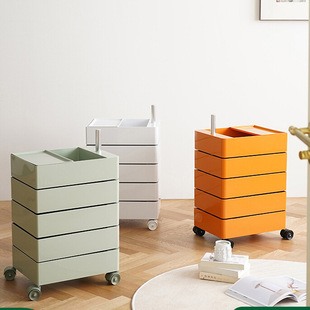 [Defective Product] Movable Bedside Table Ins Sofa Side Storage Cabinet Simple Drawer Cosmetics Storage Wholesale