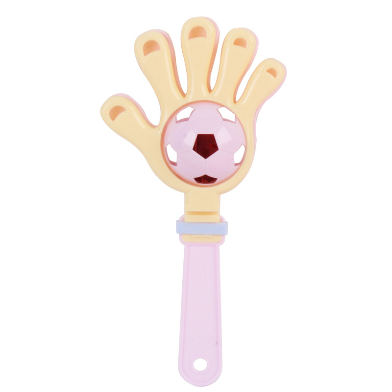 Children's football hand bell clap Palm 0-3 year old infant parent-child interaction clap music educational toys
