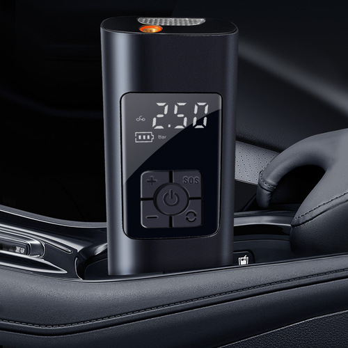 Cross-border hot selling portable mini car air pump tire electric handheld car smart wireless air pump