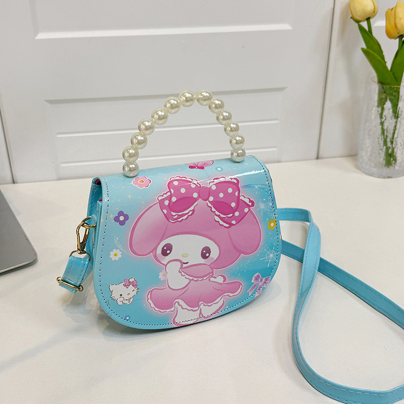 2024 caricatura Kulomi bolso de hombro para niños niñas adorables coreanos en jardín de infantes con bolso de cinturón