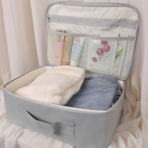 Portable waterproof portable travel storage bag with trolley clothing storage bag luggage bag trolley bag wholesale