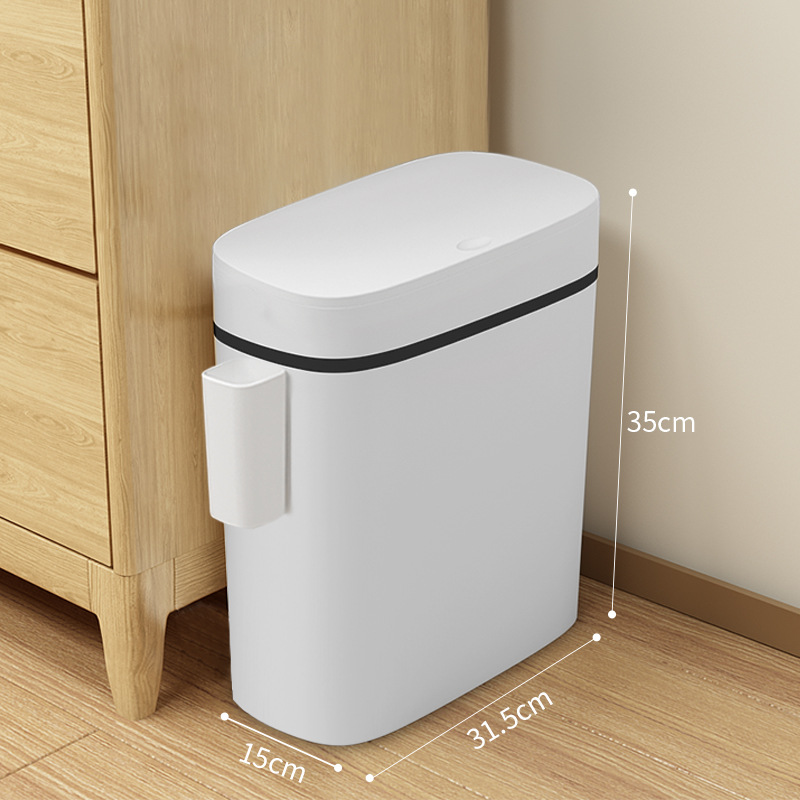 Gran capacidad de la basura de la grieta doméstica cocina de inodoro 2025 nuevo gran inodoro especial sala de estar con cubierta