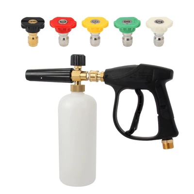 pot, 1/4 quick plug High pressure car wash water gun