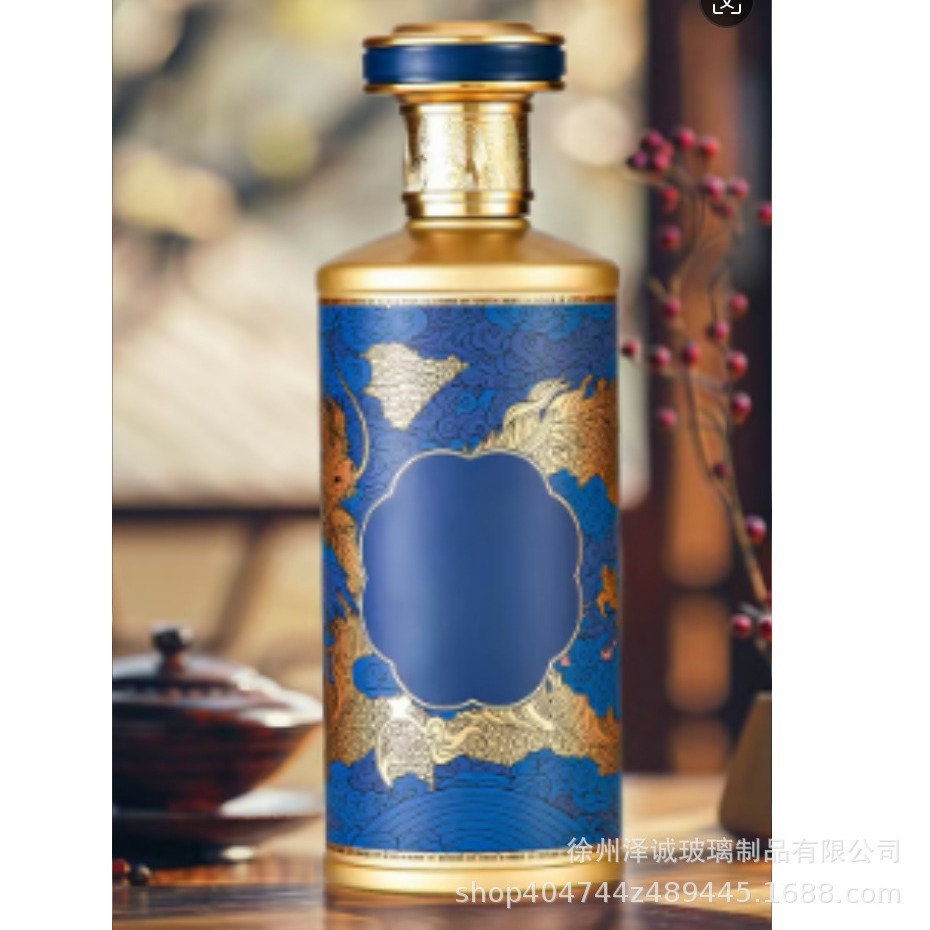 工厂现货批发玻璃白酒瓶250ml 500ml