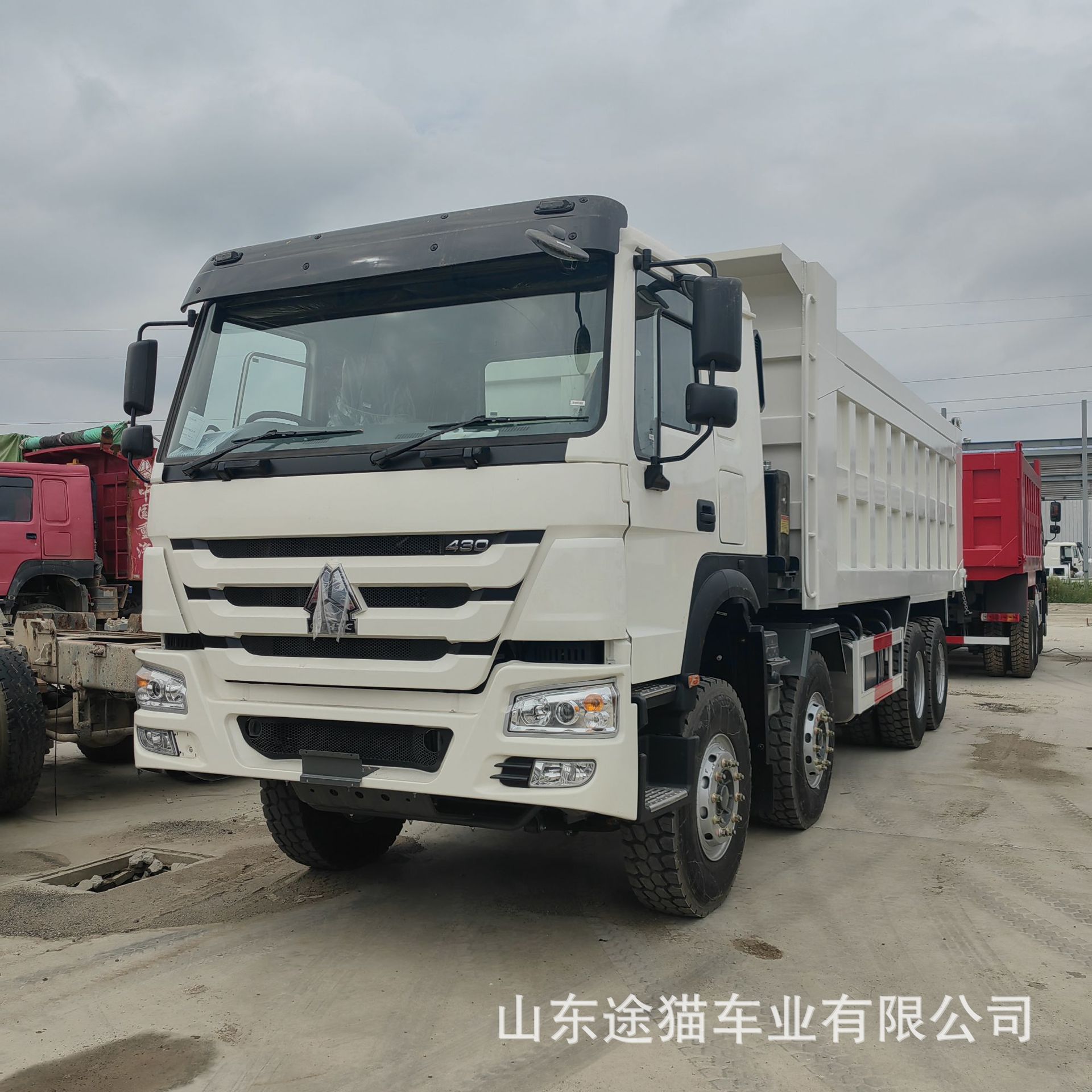 Sinotruk Howo Cargo Truck, Logistics Transport Rear-Dump Self-Unloading Dump Truck for Transporting Gravel and Earth