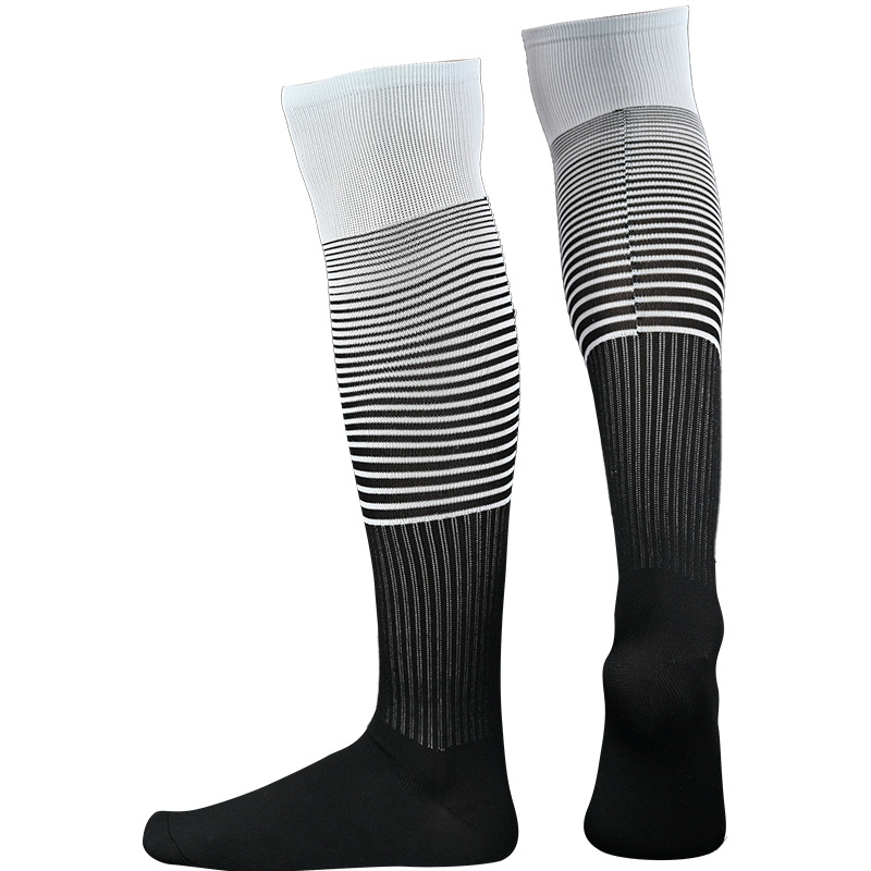 Flat Thin Long Football Socks for Adults, Men's Thin Non-Slip Sports Long Socks, Summer African Tropical Style