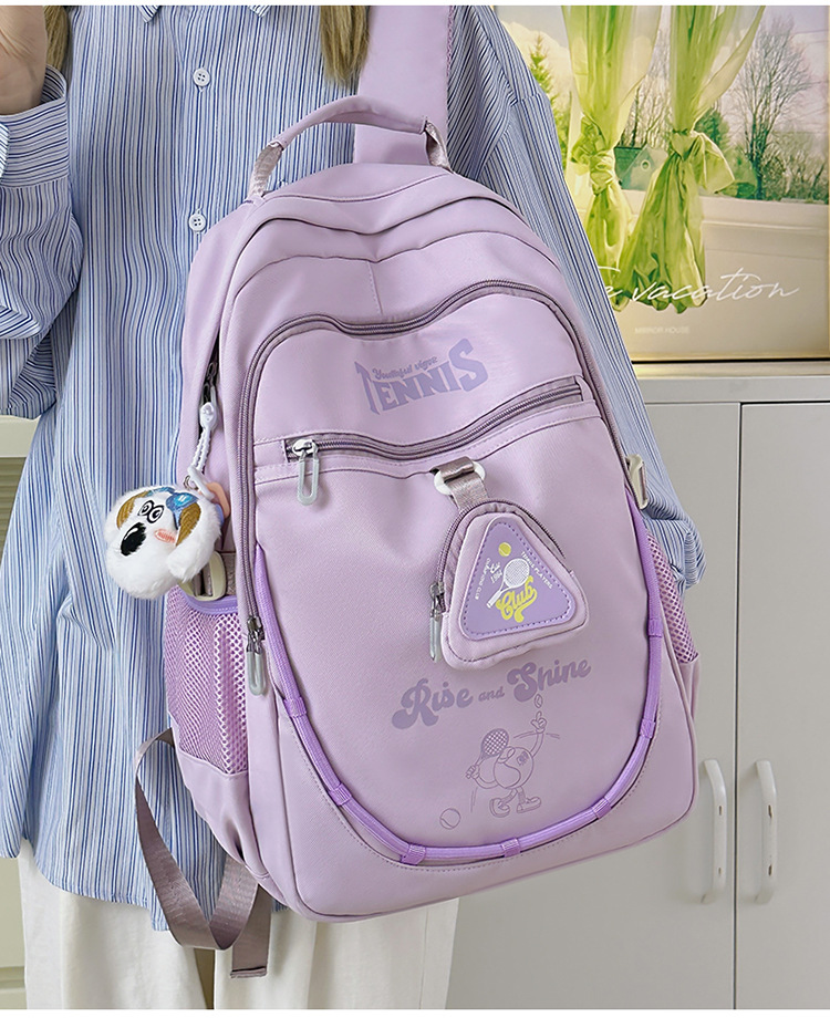 Zaini per bambini, nuovo zaino scolastico di grande capacità, zaino con orso dei cartoni animati carino, zaino leggero per studenti, zaino semplice per donne_voghion.com