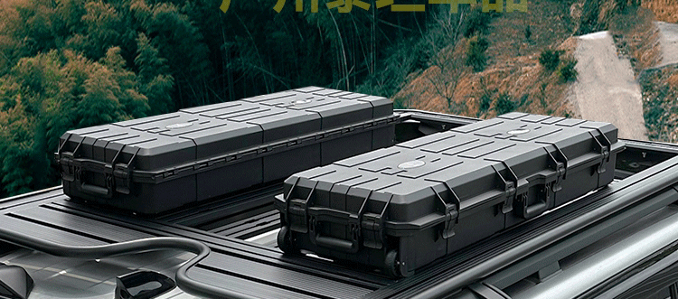 Universal car travel large-capacity roof luggage box, roof equipment box, three-proof car-mounted explosion-proof box