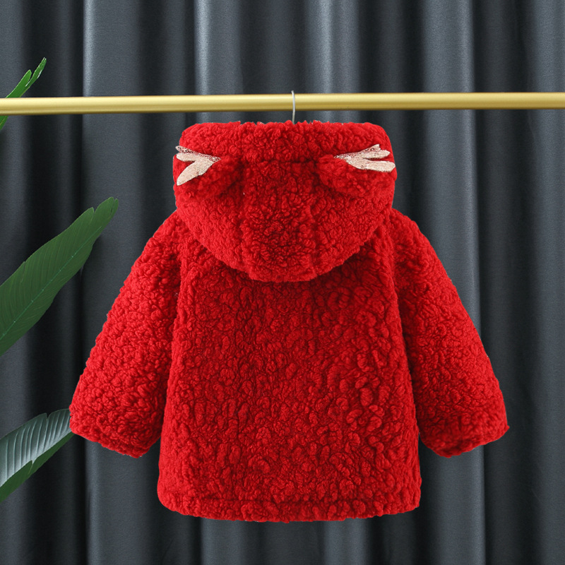Baby Jacken Und Mäntel Für Mädchen Mit Plüsch Und Wollfutter_voghion.com
