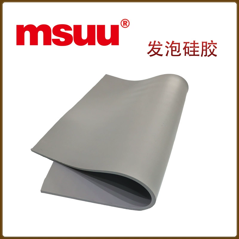 Серый силиконовый пенопласт, аккумуляторный блок нового энергетического автомобиля, жидкий силиконовый пенопласт, амортизирующий уплотнительный лист msuu8940-2
