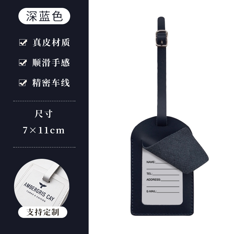 Transfronterizo spot al por mayor personalizado LOGO etiqueta de viaje pasaporte portapasaporte de cuero tarjeta de equipaje