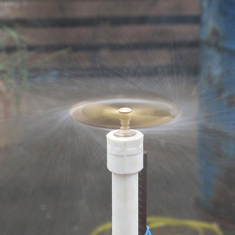 Cuatro boquillas de cobre tres boquillas sistema de riego enfriamiento agua césped enfriamiento polvo no incluido impuestos