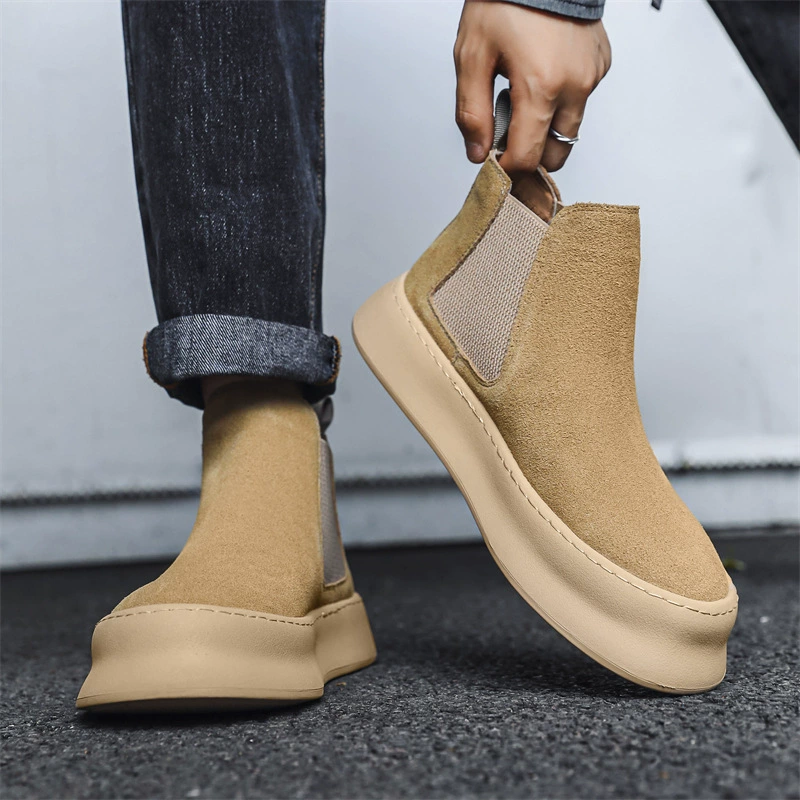 Martin сапоги мужской 2024 новый осенний и зимний ретро британский стиль сапоги в стиле Челси банда ботинки 1203-J