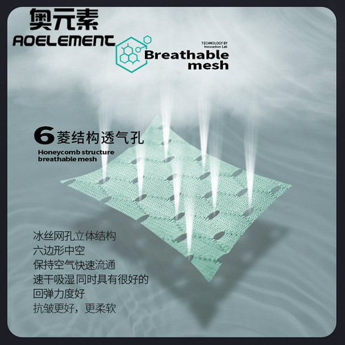 Breathable youth thin men's underwear, mesh men's boxer briefs, sports ice silk modal hollow summer boxer briefs