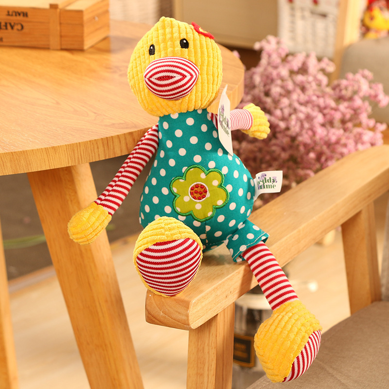 Comercio exterior para apaciguar a las muñecas, muñecas para dormir, muñecas, corderos, cachorros, feos y lindos juguetes de peluche de tela de empalme Abebe