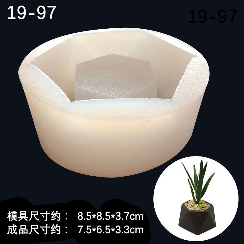 DIY multidimensional suculentas maceta mousse de silicona molde vela base fondant pastel chocolate molde para hornear