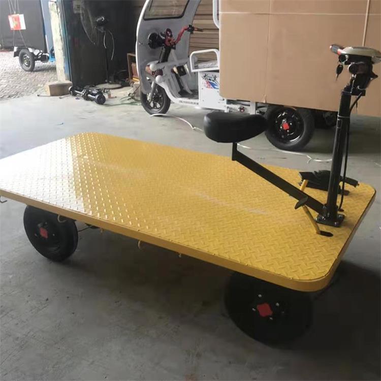 成德 四轮平板车 站驾座驾运输车 驾驶式电动运输车