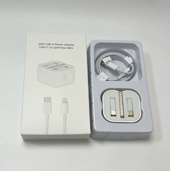 Apple, transparent set charging, box, 25W