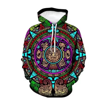 2025 Mexico Aztec Hooded 3D Printed Sweatshirt for Men with Ancient Mexican Totem Patterns 2025 Mexico Aztec Hooded 3D Printed Sweatshirt for Men with Ancient Mexican Totem Patterns