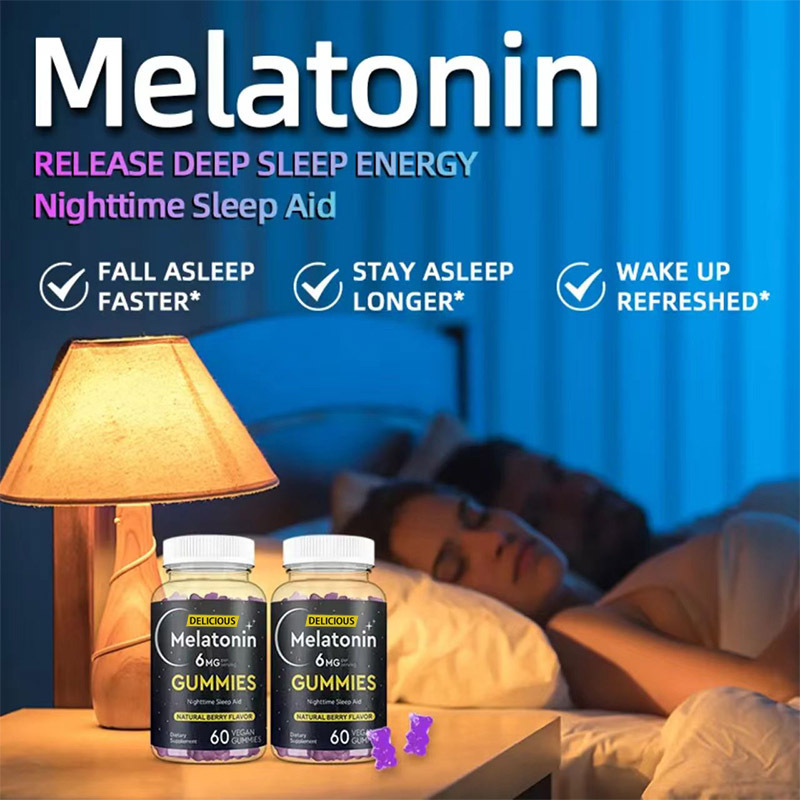 跨境专供安睡无负担melatonin gummies褪黑素软糖|undefined