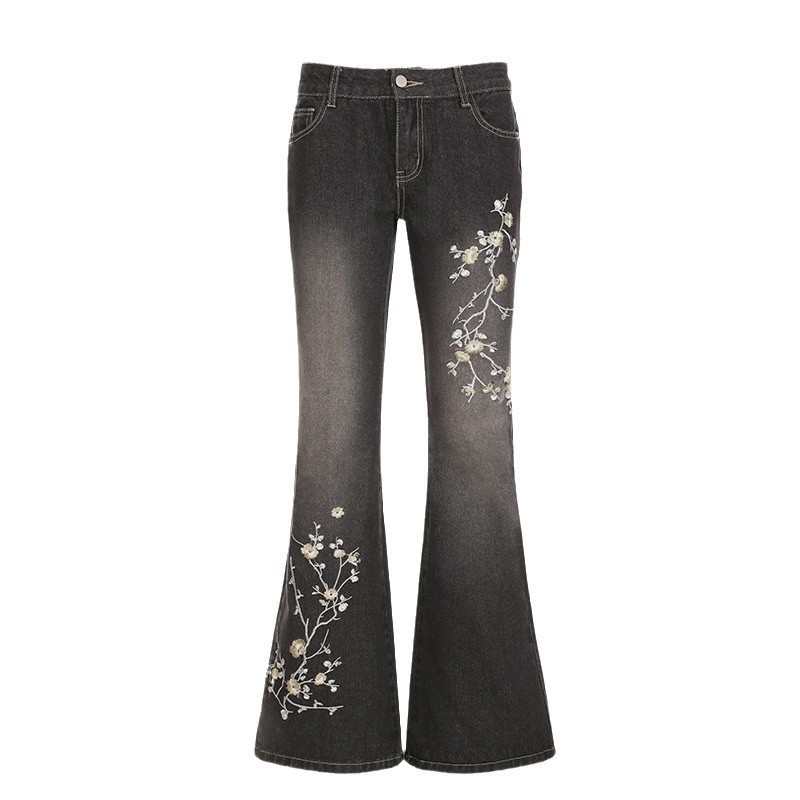 Pantalones Cargo de Estilo Urbano con Múltiples Bolsillos y Diseño de Parches en Gris Humo, Estilo Europeo y Americano, Pantalones Largos de Pierna Ancha