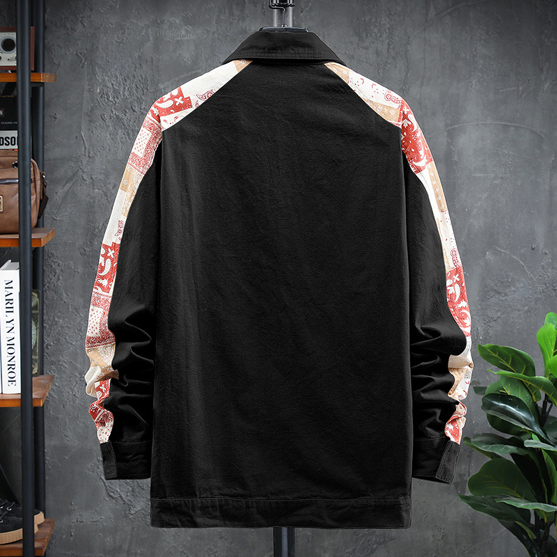 Men's Clothing casual jacket trend youth double sided thin top coat _voghion.com