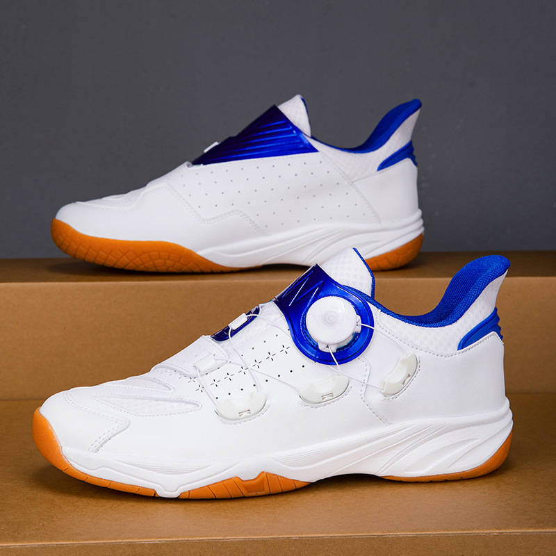 Men's Wear-Resistant Badminton Shoes, Sports Shoes, Anti-Twist Tennis Shoes, Training Shock-Absorbing Table Tennis Shoes, Professional
