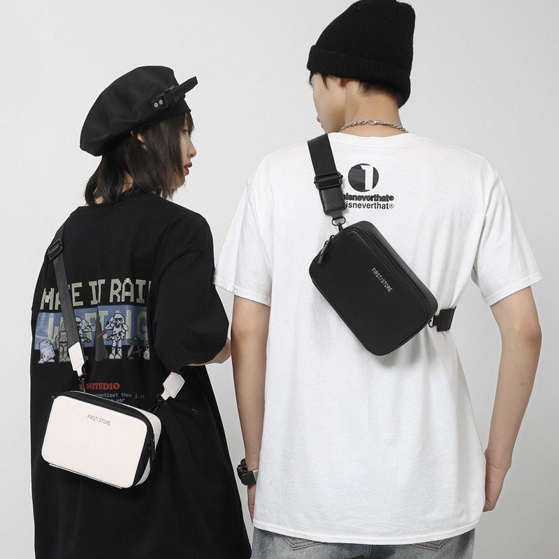 Z Men's messenger bag new versatile small square bag women's rectangular box bag trendy shoulder messenger bag cross-border