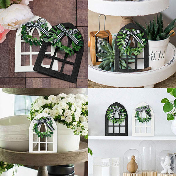 Wooden decorations for living room