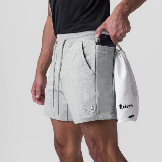 New Summer European and American Sports Casual Shorts Men's Cotton Breathable Running Exercise American Style But Knee Basketball Shorts