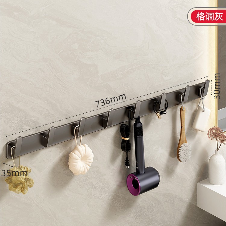 Detrás del gancho de la puerta percha de ropa dormitorio colgar en la pared de carga de perforación-libre dormitorio sombrero artefacto de almacenamiento